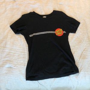 Black Santa Cruz t-shirt